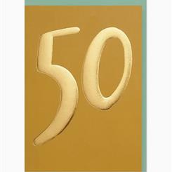 50th Birthday Card